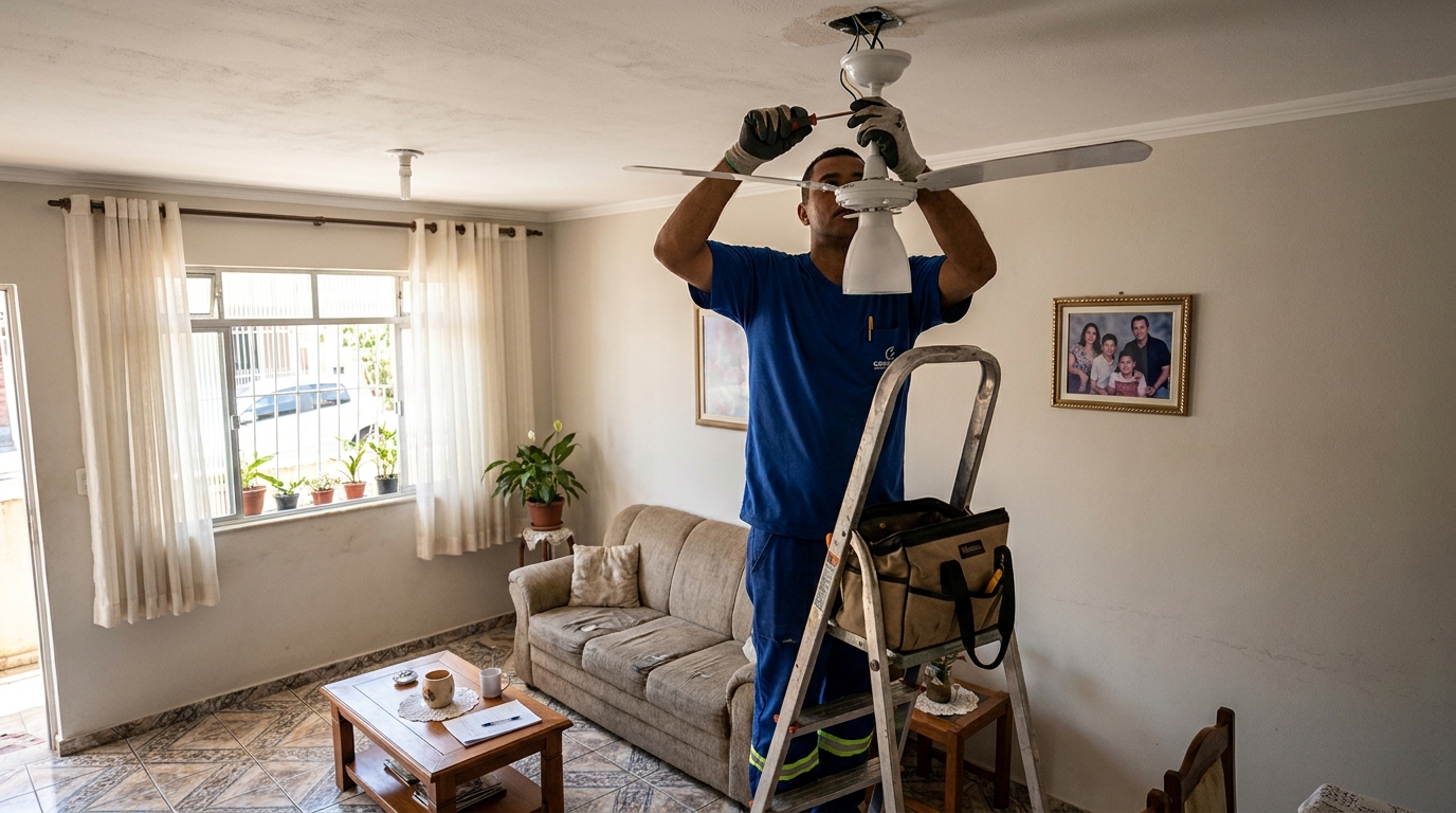 Instalação de controle em Vitória‑ES
