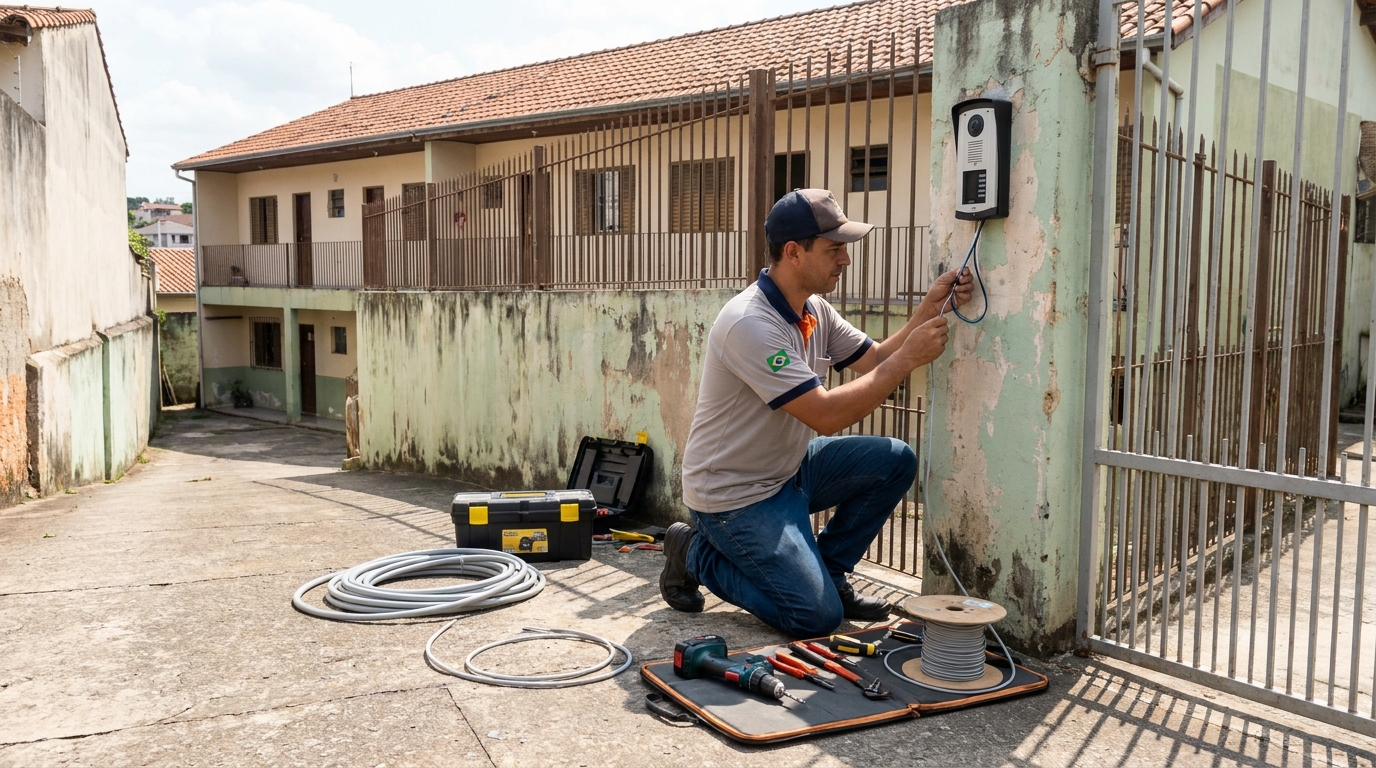 Instalação de porteiro eletrônico em Vitória‑ES