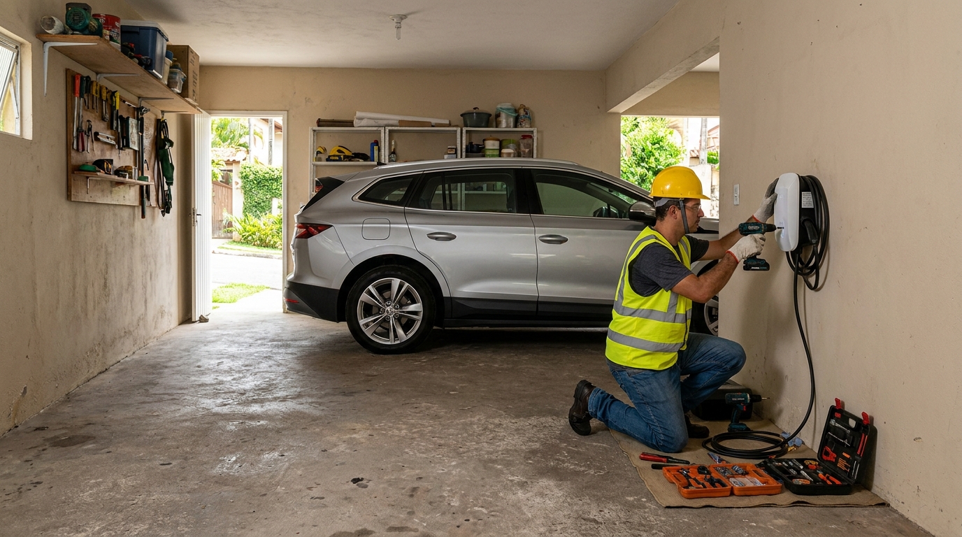Instalação em garagem ou condomínio em Vitória‑ES
